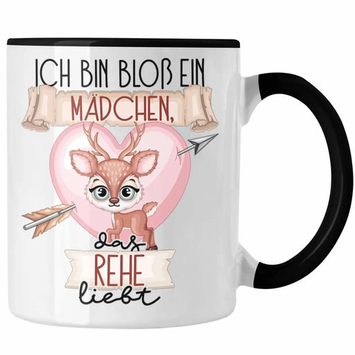 Rehe Tasse Geschenk Frauen Ich Bin Bloß Ein Mädchen Das Rehe Liebt Rehliebhaberin Geschenk Spruch Geburtstag Trendation
