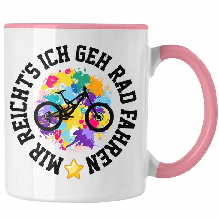 spruch fahrrad fahren Mir Reichts Ich Geh Fahrrad Fahren Tasse Geschenk für Fahrradfahrer Lustiger — TrendationStore