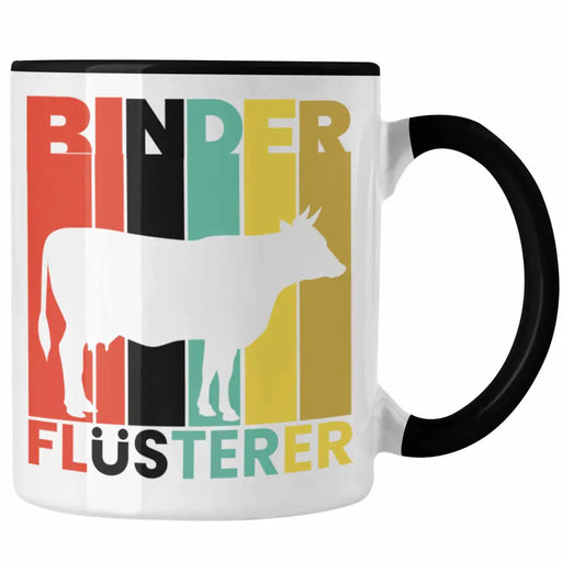 Rinder Flüsterer Tasse Geschenk Landwirt Bauer Geschenkidee Lustiger Spruch für Rinder-Liebhaber Trendation