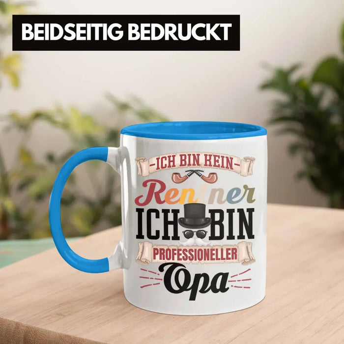 Taza con texto en alemán Rentner Opa, Rente Geschenk 2020 Taza con texto en alemán Rentner Opa, Rente Geschenk 2020