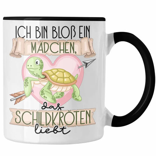 Schildkröte Tasse Geschenk Frauen Ich Bin Bloß Ein Mädchen Das Schildkröten Liebt Schildkröten-Liebhaber Geschenk Spruch Geburtstag Trendation