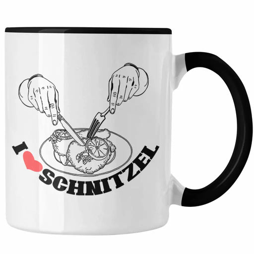 Schnitzel-Tasse Geschenk für Schnitzel-Liebhaber Trendation