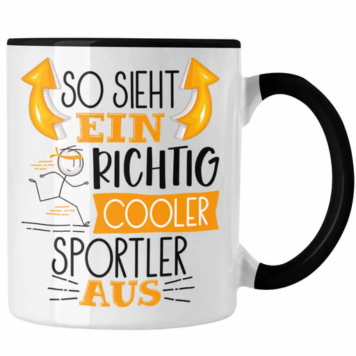 Sportler Tasse Geschenk So Sieht Ein RIchtig Cooler Sportler Aus Geschenkidee Lustiger Spruch Geburtstag Becher Kaffeetasse Trendation