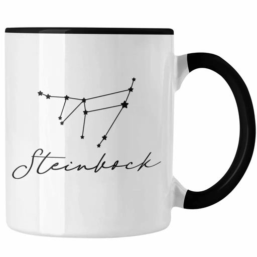 Steinbock Sternzeichen Tasse Geschenk Horoskop Tierkreiszeichen Trendation