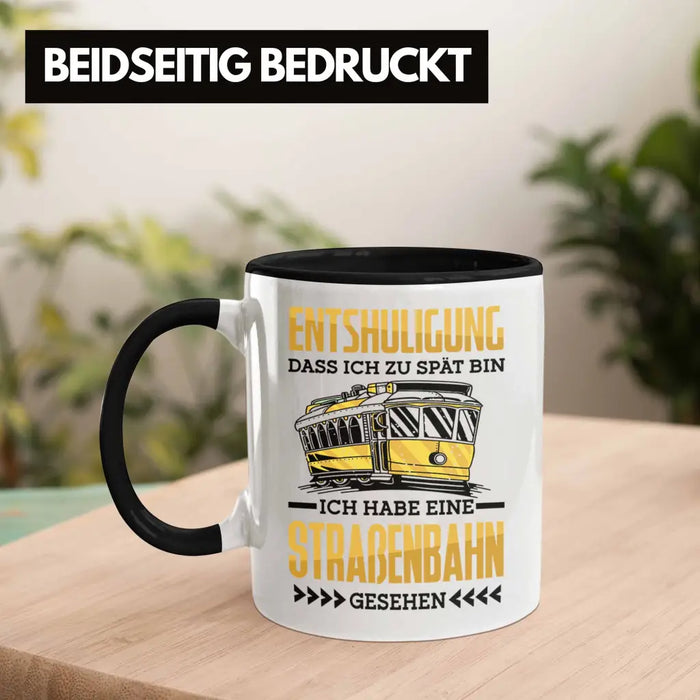 Straßenbahn Tasse Geschenk Spruch Lustig Ein Leben Ohne Straßenbahn