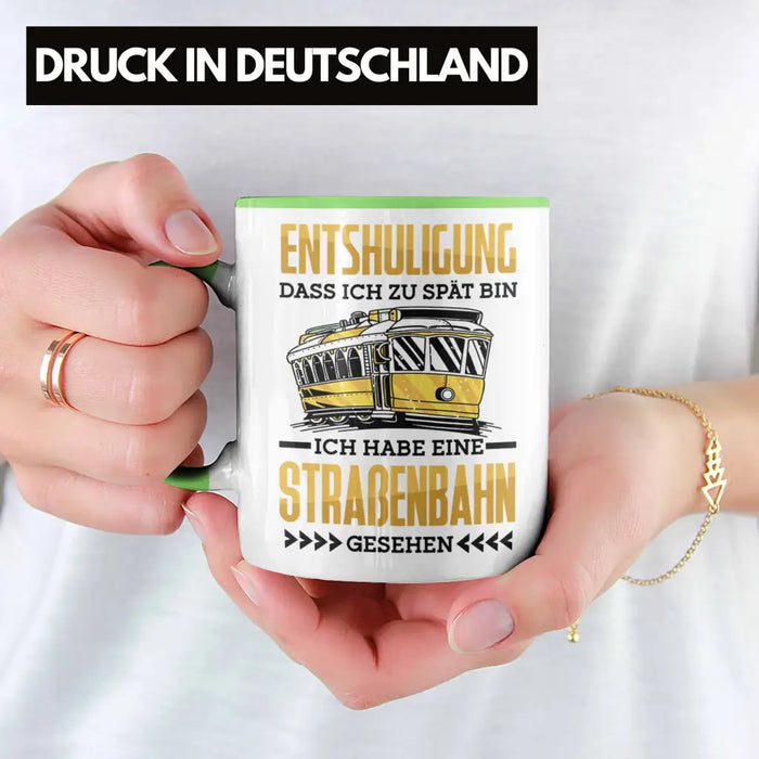 Straßenbahn Tasse Geschenk Spruch Lustig Ein Leben Ohne Straßenbahn