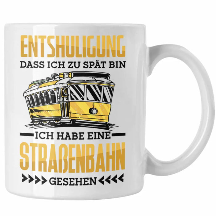 Straßenbahn Tasse Geschenk Spruch Lustig Ein Leben Ohne Straßenbahn