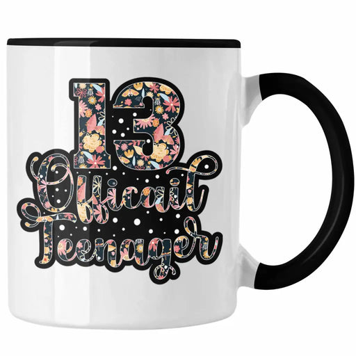 Tasse zum 13. Geburtstag Offizieller Teenager Geschenkidee Trendation