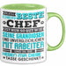 Chef Tasse Geschenk Von Mitarbeitern Lustiger Spruch Auch Der Beste Chef Ist Nur So Gut Wie Mitarbeiter Becher Grün Trendation