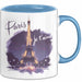 Frankreich Paris Eiffelturm Tasse Geschenk Lustige Geschenkidee Spruch Blau Trendation