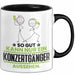 Konzertgänger Geschenk Tasse So Gut Kann Nur Ein Konzertgänger Aussehen Geschenkidee Kaffee-Becher Schwarz Trendation
