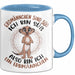 Erdmännchen Tier Tasse Geschenk Lustige Geschenkidee Spruch Erdmännchen Sind Süß Blau Trendation