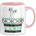 Biologin Weil Es Keinen Schöneren Beruf Gibt Tasse Geschenk für Eine Biologin Lustig Rosa Trendation