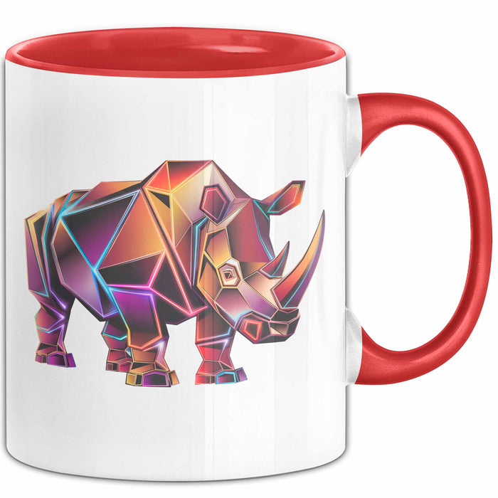 Nashorn Tasse Geschenk Lustige Geschenkidee Spruch Rot Trendation