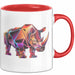 Nashorn Tasse Geschenk Lustige Geschenkidee Spruch Rot Trendation