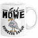 Sei Möwe Sch** Drauf Tasse Geschenk Norddeutschland Sylt Norderney Urlaub Spruch Geschenkidee Kaffee-Becher Weiß Trendation