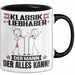 Klassikliebhaber Tasse Geschenk für Klassikliebhaber Der Mann Der Alles Kann Geschenkidee zum Geburtstag Schwarz Trendation