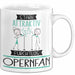 Opernfan Tasse Geschenk Becher Stark Attraktiv Furchtlos Opernfan Lustige Geschenkidee Weiß Trendation