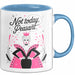 Freche Königin Tasse Geschenk Lustige Geschenkidee Spruch Für Starke Persönlichkeiten Blau Trendation