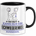 Schwiegerenkel Geschenk Tasse So Gut Kann Nur Ein Schwiegerenkel Aussehen Geschenkidee Kaffee-Becher Schwarz Trendation