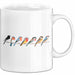 Kuschelnde Vögel Tasse Geschenk Lustige Geschenkidee Spruch Weiß Trendation