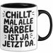 Bärbel Tasse Geschenk Chillt Mal Alle Bärbel Ist Ja Jetzt Da Geschenkidee Becher mit Name Schwarz Trendation