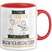 Musikveranstalterin Tasse Geschenk Becher Stark Attraktiv Furchtlos Musikveranstalterin Lustige Geschenkidee Rot Trendation