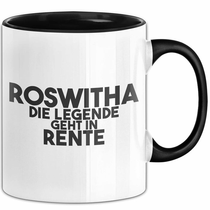 Roswitha Tasse Roswitha – Die Legende Geht In Rente Geschenk