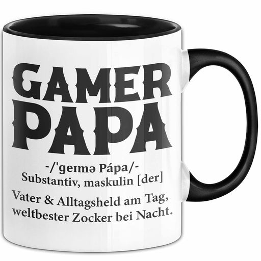 Spieler Papa Tasse Geschenk Lustige Geschenkidee Spruch Gamer Papa Trendation