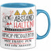 Hiphop-Produzentin Tasse Geschenk Lustig Abstand Halten Hochleistungs-Hiphop-Produzentin Mit Drang Zur Perfektion Bei Der Arbeit Blau Trendation