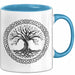 Bonsai-Baum-Liebhaber Tasse Geschenk Geschenkidee Gärtner Blau Trendation