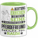 Pferdefreund Geschenk Tasse Lustiger Spruch Erheben Sie Sich Der Pferdefreund Betritt den Raum Grün Trendation