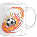 Fußballfan Tasse Geschenkidee für Fußballliebhaber Weiß Trendation