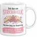Stricken Tasse Geschenk Strickaholic Auf Dem Weg Zur Besserung Geschenkidee Hobby Weiß Trendation