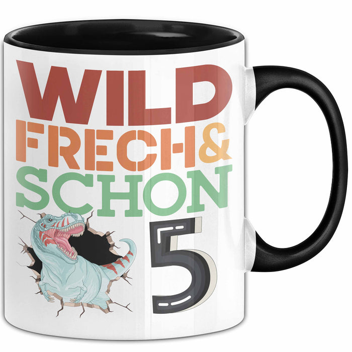5. Geburtstag Geschenk Tasse Becher Wild Frech Und Schon 5 Trendation
