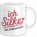 Silke Tasse Geschenk Ich Bin Vollkommen Silke Geschenkidee Geburtstag Weiß Trendation