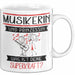Musikerin Und Prinzessin Tasse Geschenk Für Eine Musikerin Geburtstag Was Ist Deine Superkraft Weiß Trendation