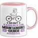 Mountainbike-Guide Geschenk Tasse So Gut Kann Nur Ein Mountainbike-Guide Aussehen Geschenkidee Kaffee-Becher Rosa Trendation