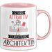 Architektin Tasse Geschenk Becher Stark Attraktiv Furchtlos Architektin Lustige Geschenkidee Rosa Trendation