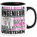 Ingenieur Geschenk Tasse Geschenkidee für Ingenieur Geburtstag Lustiger Spruch Ich Bin Ingenieur Ich Kann Es Dir Erklären Aber Nicht Für Dich Verstehen Schwarz Trendation