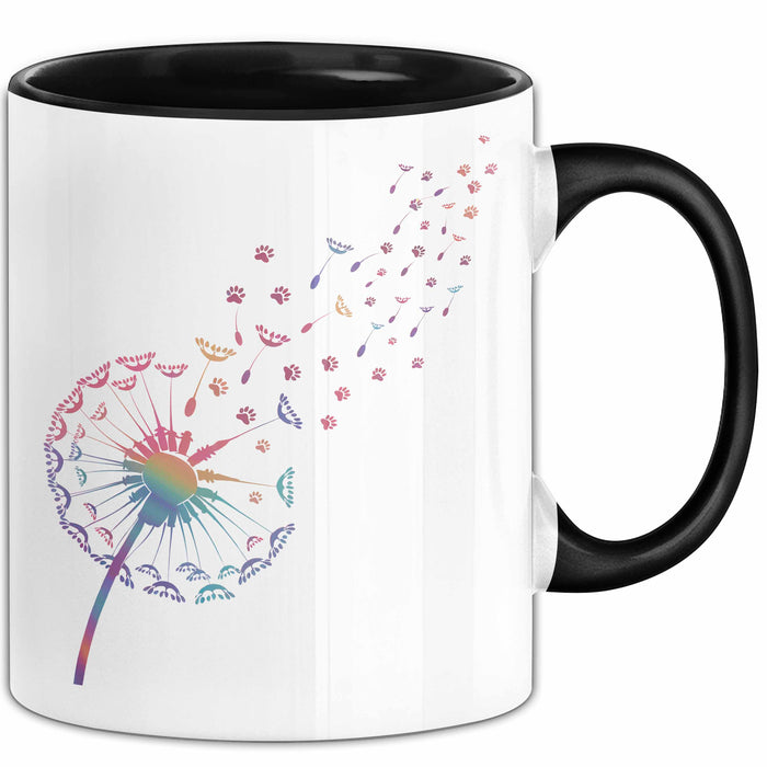 Hund Tierliebhaber Tasse Geschenk Lustige Geschenkidee Spruch Schwarz Trendation