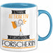 Forscherin Tasse Geschenk Becher Stark Attraktiv Furchtlos Forscherin Lustige Geschenkidee Blau Trendation