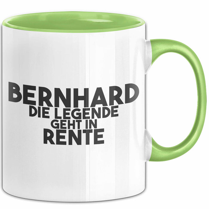 Bernhard Tasse Bernhard – Die Legende Geht In Rente Geschenk