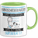 Hundebedarfsverkäuferin Und Prinzessin Tasse Geschenk Für Eine Hundebedarfsverkäuferin Geburtstag Was Ist Deine Superkraft Grün Trendation