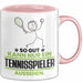Tennisspieler Geschenk Tasse So Gut Kann Nur Ein Tennisspieler Aussehen Geschenkidee Kaffee-Becher Rosa Trendation