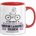 Mountainbike-Guide Geschenk Tasse So Gut Kann Nur Ein Mountainbike-Guide Aussehen Geschenkidee Kaffee-Becher Rot Trendation