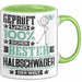 Halbschwäger Geschenk Lustiger Spruch für Halbschwäger Geschenkidee Bester Halbschwäger Der Welt Grün Trendation