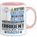 Dirigent Geschenk Tasse Lustiger Spruch Erheben Sie Sich Der Dirigent Betritt den Raum Rosa Trendation