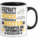 Trampolinspringer Geschenk Lustiger Spruch für Trampolinspringer Geschenkidee Bester Trampolinspringer Der Welt Schwarz Trendation
