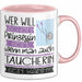 Taucherin Tasse Geschenk Spruch Wer Will Schon Prinzessin Sein Wenn Man Auch Taucherin Sein Kann Rosa Trendation